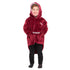 Snuggs Kids Blanket Hoodie Dark Red عربية فول